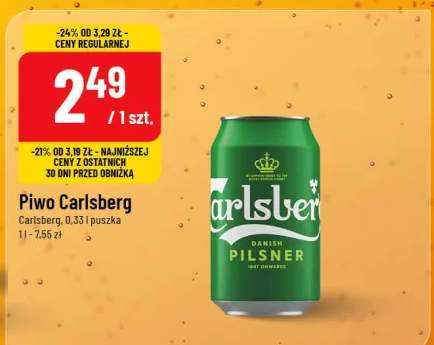 Piwo Carlsberg