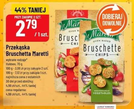 Przekąska Bruschetta Maretti wybrane rodzaje