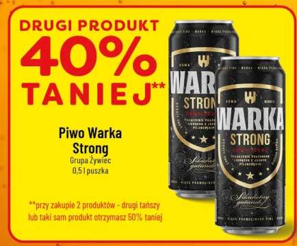 Piwo Warka Strong