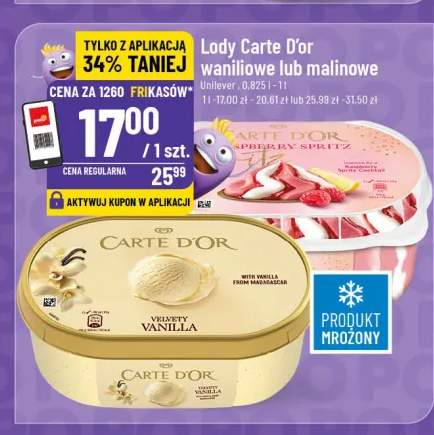 Lody waniliowe z truskawkami