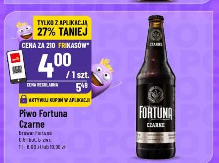 Piwo Fortuna Czarne Browar Fortuna