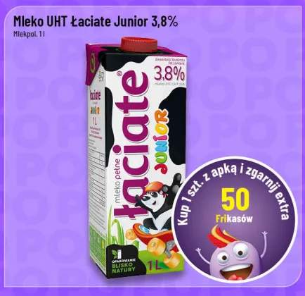 Mleko UHT Łaciate Junior 3,8%