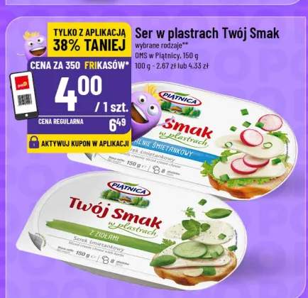 Ser w plastrach twój smak