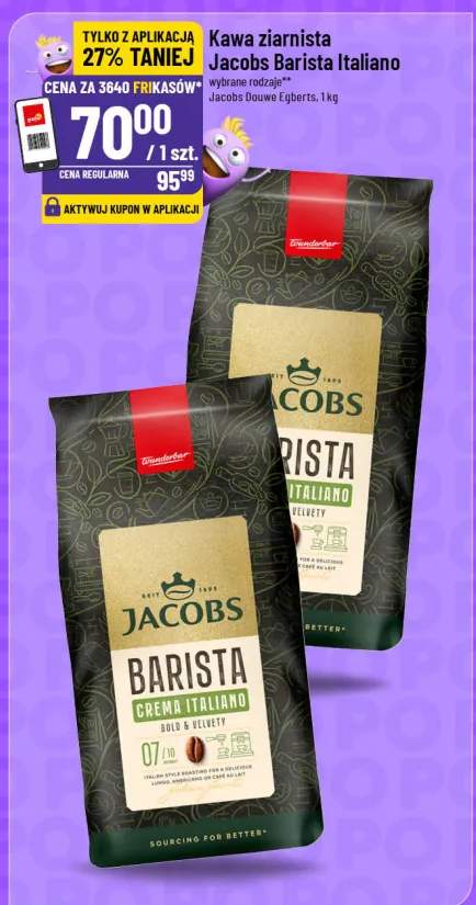 Kawa ziarnista Jacobs Barista Italiano