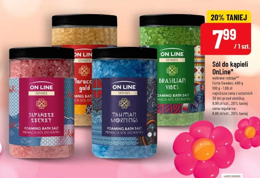 Sól do kąpieli wybrane rodzaje Forte Sweden