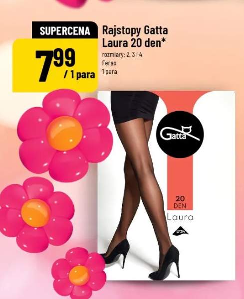 Rajstopy Laura 20 den rozmiary: 2, 3 i 4 Farax