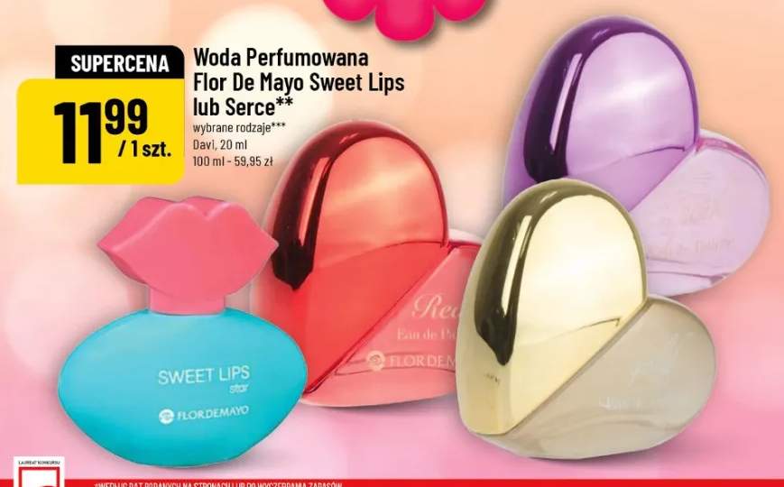 Woda perfumowana Flor De Mayo Sweet Lips lub Serce
