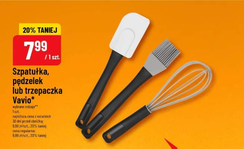 Szpatułka, pędzelek lub trzepaczka