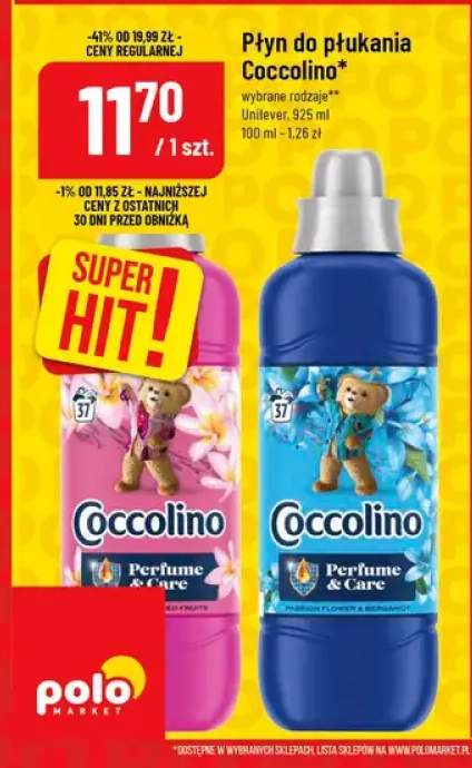 Płyn do płukania coccolino