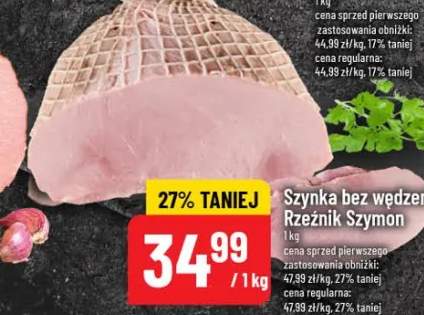 Szynka bez wędzenia Rzeźnik Szymon