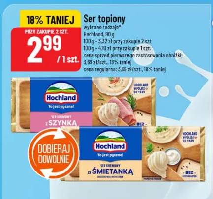 Ser topiony wybrany rodzaje