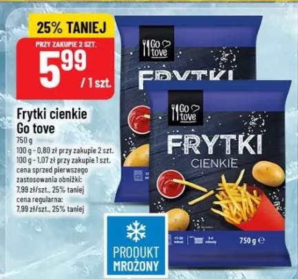 Frytki cienkie Go tove