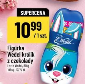 Figurka Wedel królik z czekolady