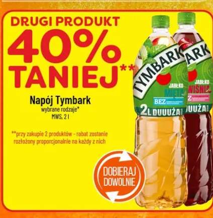 Napój Tymbark różne rodzaje