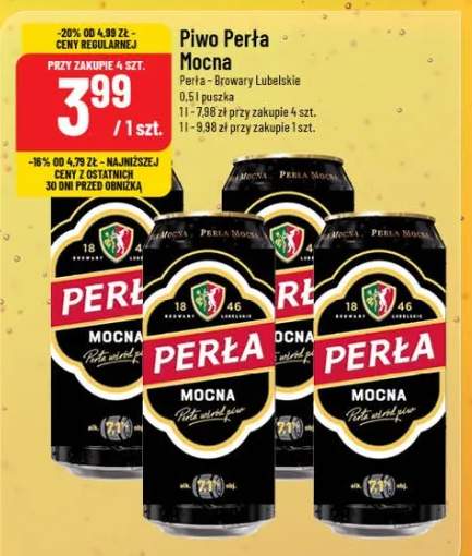 Piwo Mocna Perła - Browary Lubelskie