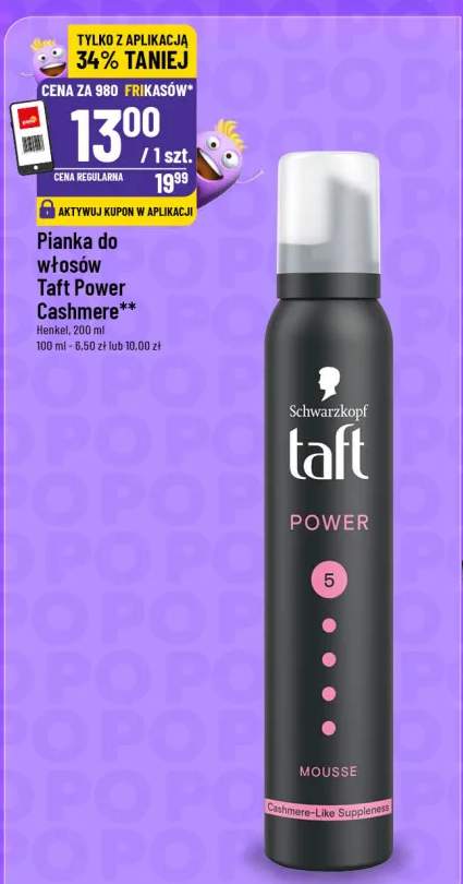 Pianka do włosów Taft Power Cashmere