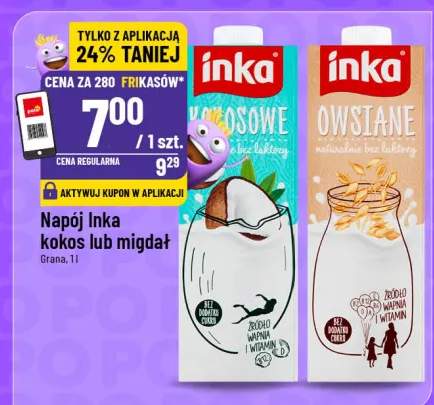 Napój inka kokos lub migdał