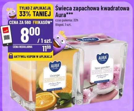 Świeca zapachowa kwadratowa