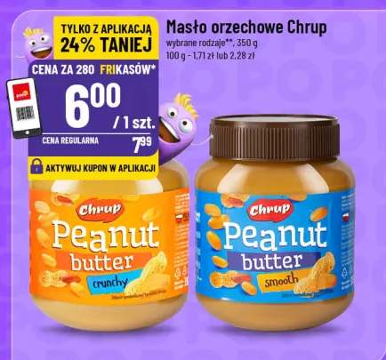 Masło orzechowe wybrane rodzaje