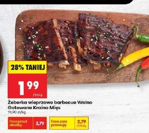 żeberka wieprzowe wolno gotowane