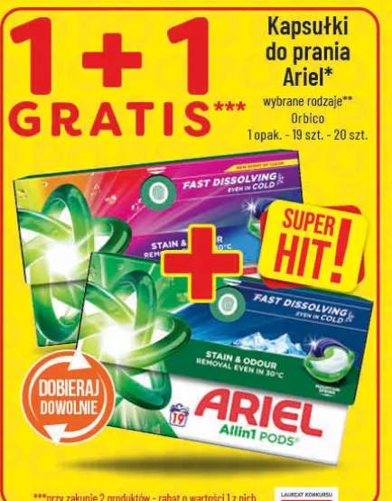 Kapsułki do prania Ariel