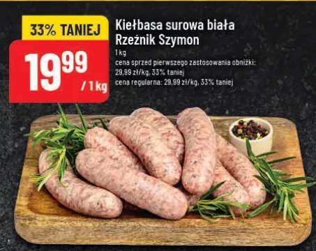 Kiełbasa surowa biała