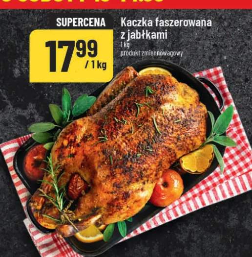 Kaczka faszerowana z jabłkami