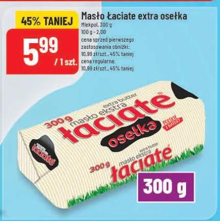 Masło Łaciate extra osełka