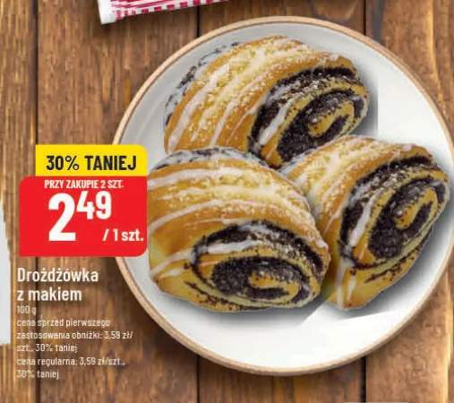 Drożdżówka z makiem