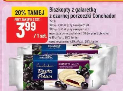 Biszkopt z galaretką czerwonej porzeczki