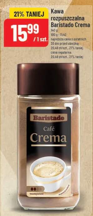 Kawa rozpuszczalna Baristado Crema