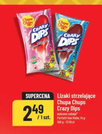 Lizaki strzelające Crazy Dips