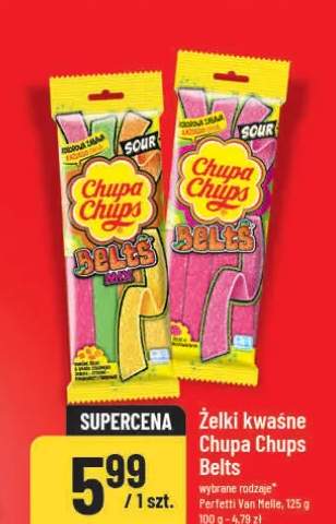 Żelki kwaśne Belts