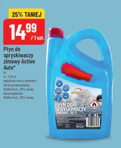 Płyn do spryskiwaczy zimowy Active Auto