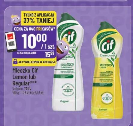 Mleczko Cif Lemon lub Regular