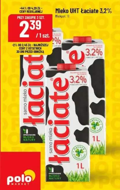 Mleko UHT Łaciate 3,2%