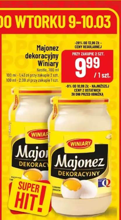 Majonez dekoracyjny Winiary Nestlé