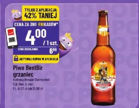 Piwo BestBir grzaniec