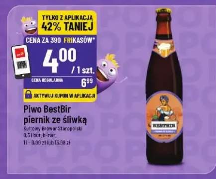 Piwo BestBir piernik ze śliwką