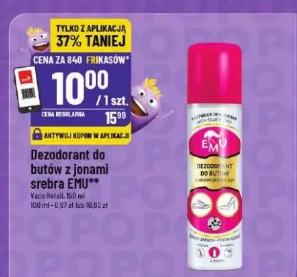 Dezodorant do butów z jonami srebra