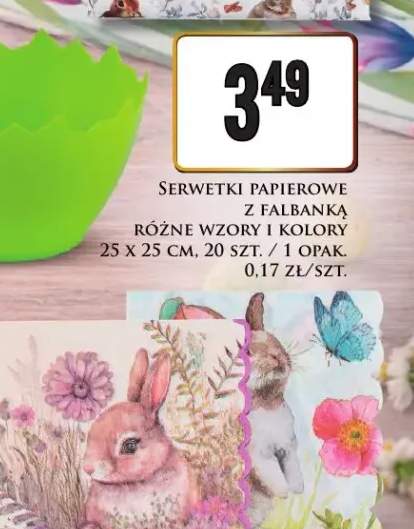 serwetki papierowe