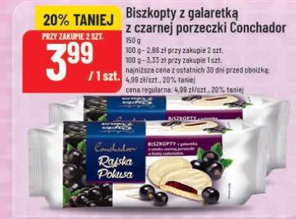 Biszkopt z galaretką czerwonej porzeczki