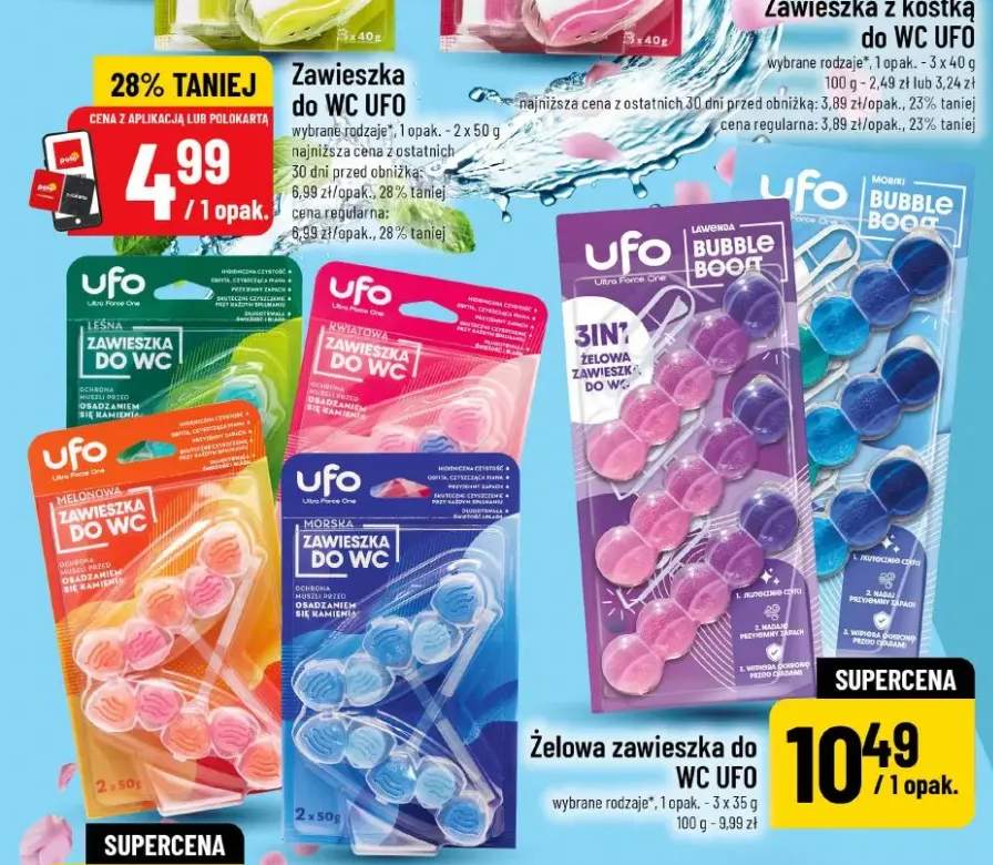 Żelowa zawieszka do WC Bubble Boot 3in1