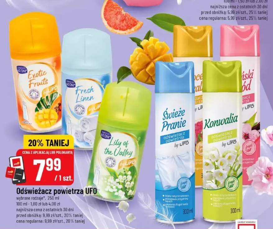 Odświeżacz powietrza wybrane rodzaje Exotic Fruits