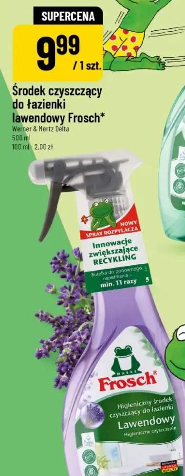 Środek czyszczący do łazienki lawendowy
