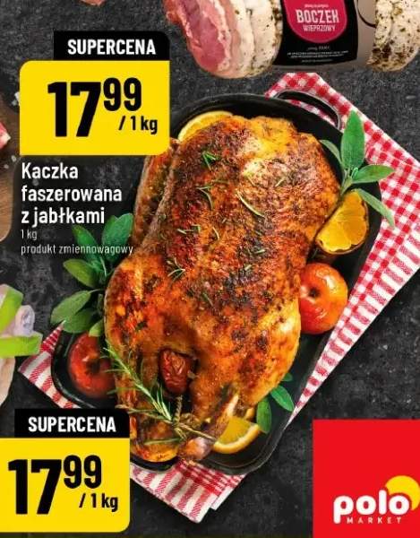 Kaczka faszerowana z jabłkami