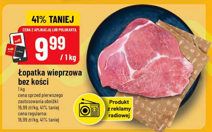 Łopatka wieprzowa bez kości