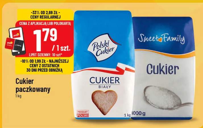 Cukier paczkowany biały