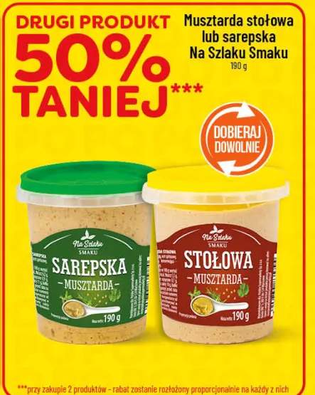 Musztarda stołowa lub sarepska