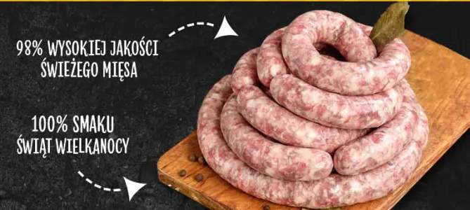 Kiełbasa surowa biała dziadkowa